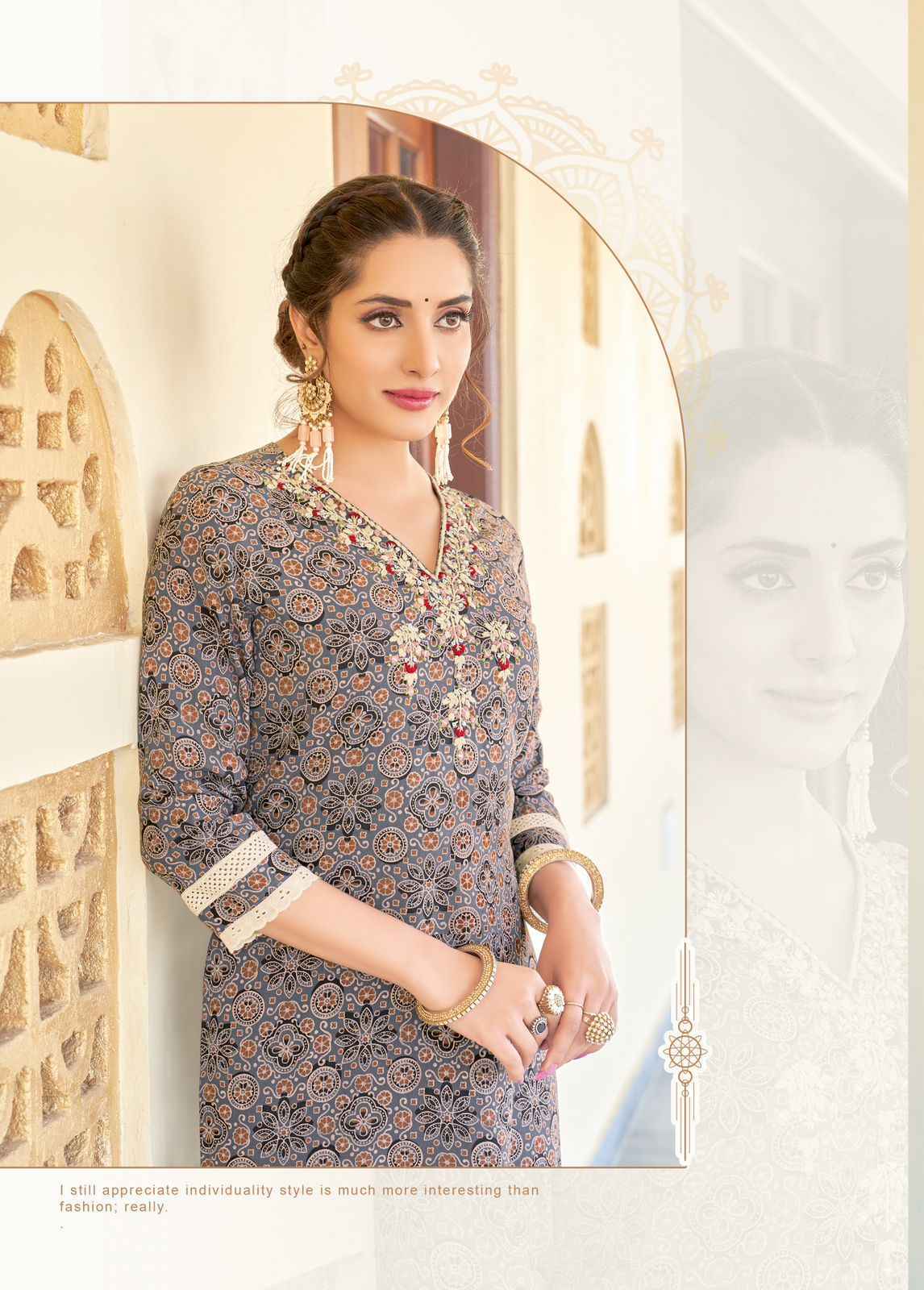 Wooglee Rutika Rayon Print Kurti 6 pcs Catalogue
