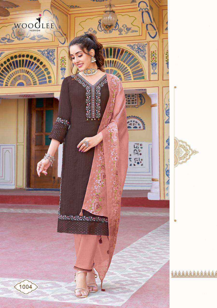 Wooglee Saarika Viscose Kurti Combo 5 pcs Catalogue