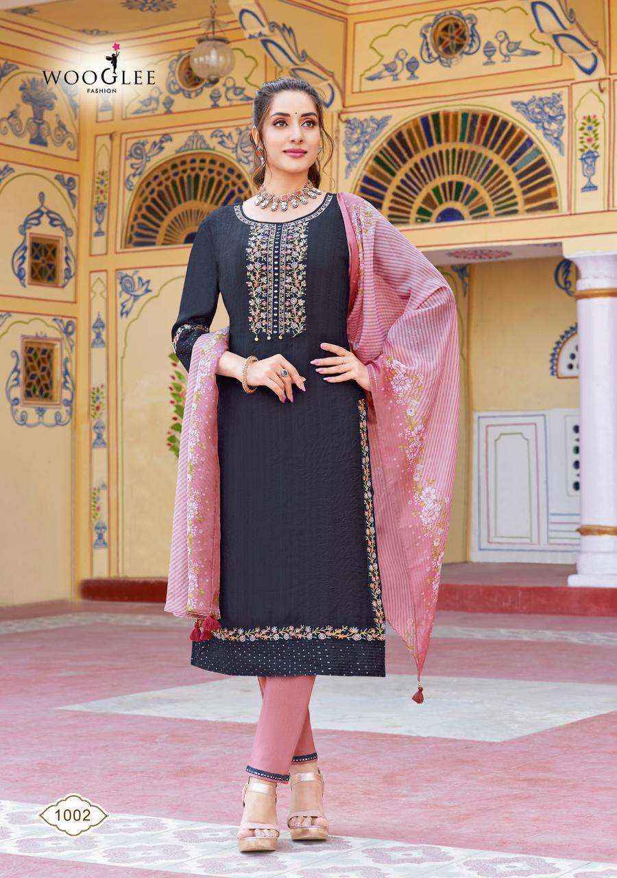 Wooglee Saarika Viscose Kurti Combo 5 pcs Catalogue