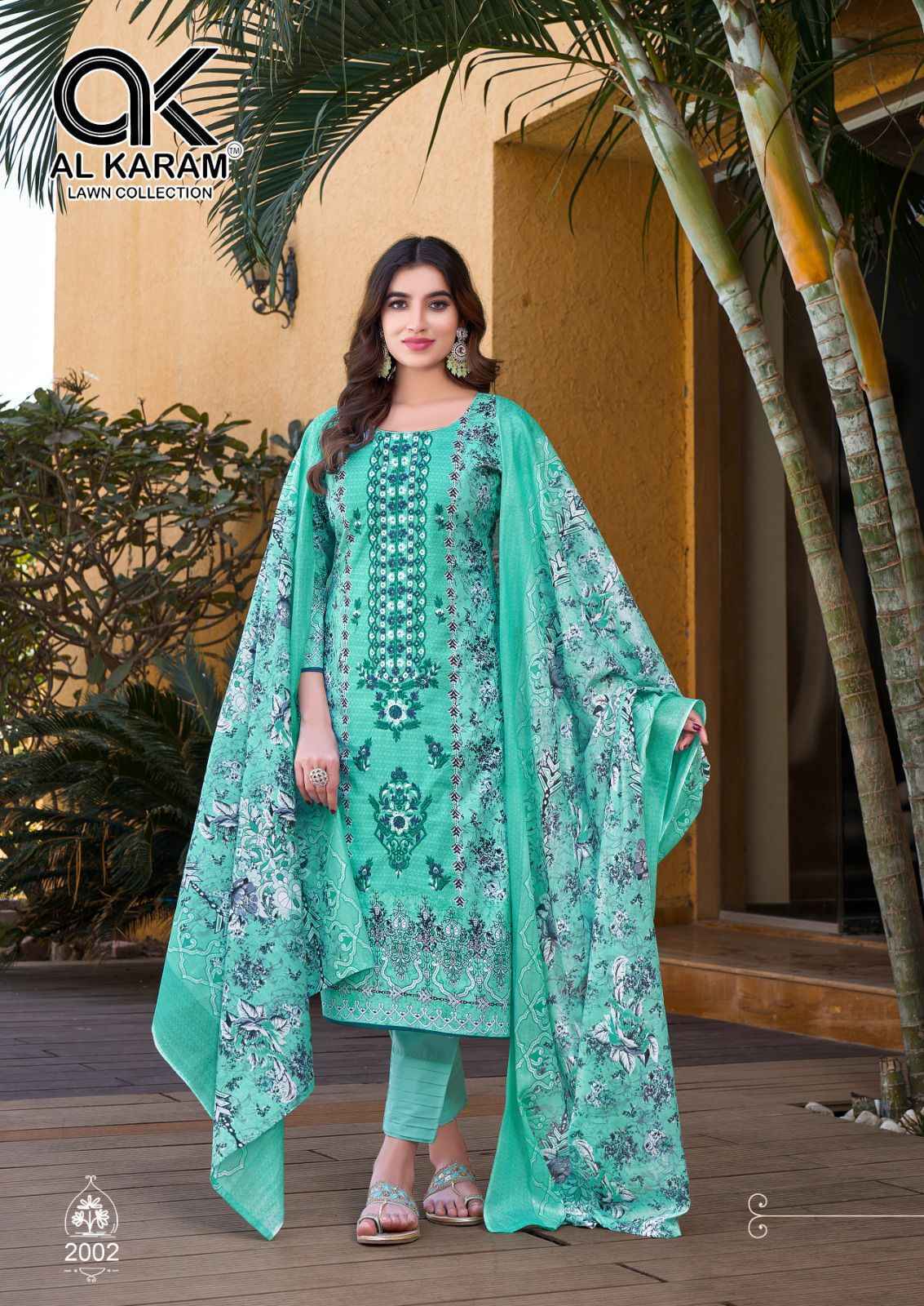 Al Karam Bin Ubaid Self Embroidery Collection Vol-2 Cambric Cotton ...