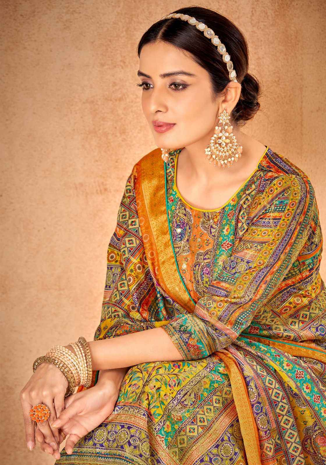 Alok Jhilmil Maslin Dress Material 6 pcs Catalogue