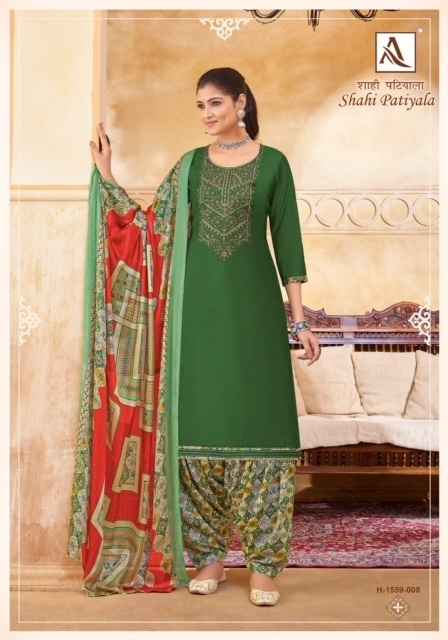 Alok Shahi Patiyala Viscose Dress Material 10 pcs Catalogue