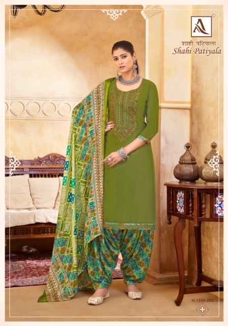 Alok Shahi Patiyala Viscose Dress Material 10 pcs Catalogue