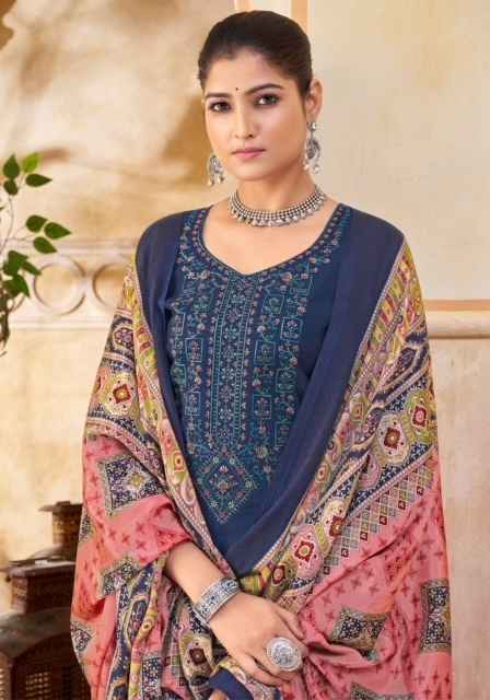 Alok Shahi Patiyala Viscose Dress Material 10 pcs Catalogue