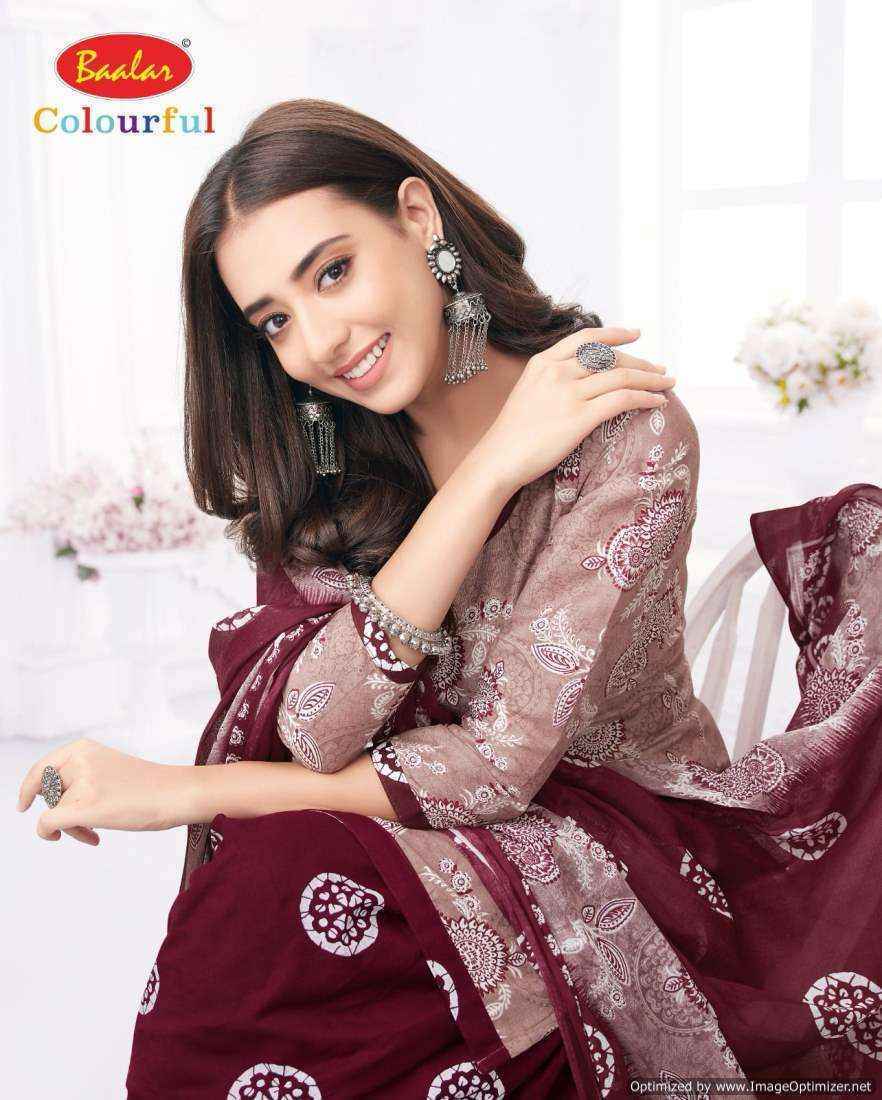 Baalar Colourful Vol 21 Cotton Dress Material 36 pcs Catalogue