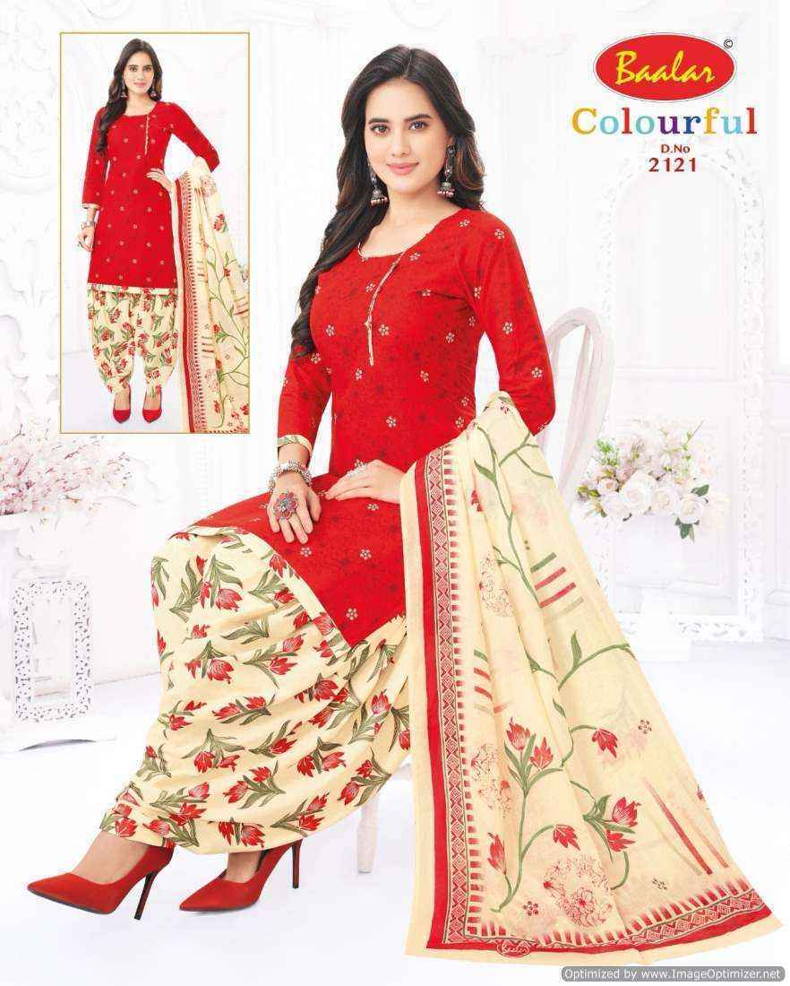 Baalar Colourful Vol 21 Cotton Dress Material 36 pcs Catalogue