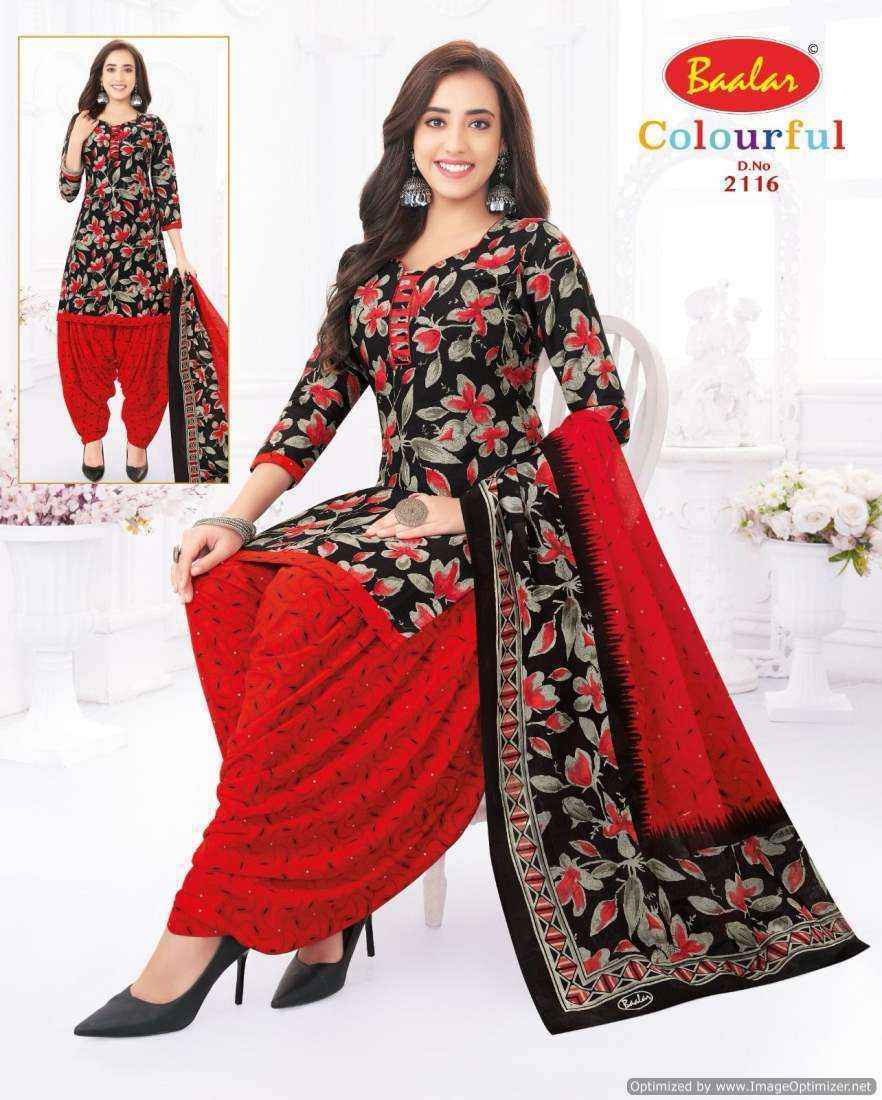 Baalar Colourful Vol 21 Cotton Dress Material 36 pcs Catalogue