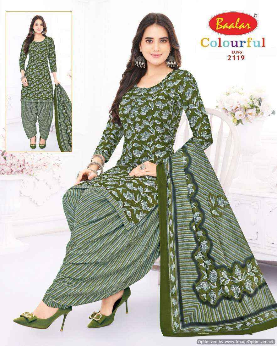 Baalar Colourful Vol 21 Cotton Dress Material 36 pcs Catalogue