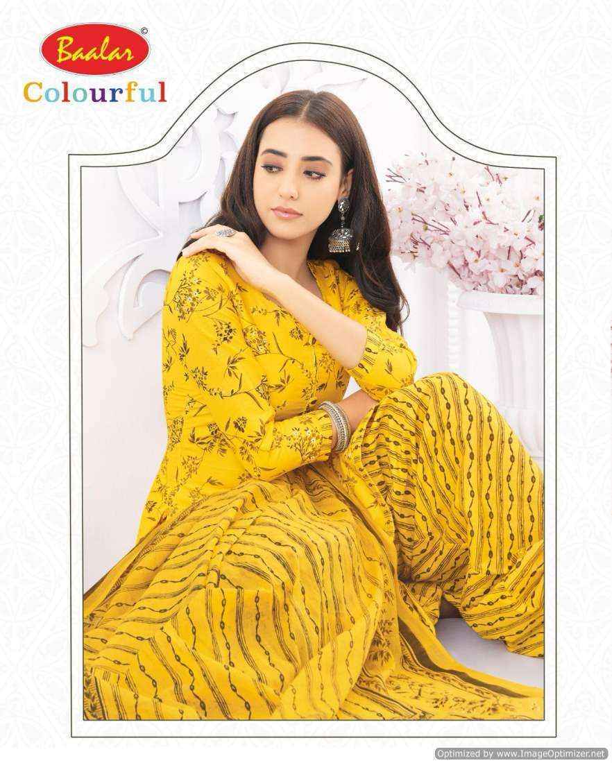 Baalar Colourful Vol 21 Cotton Dress Material 36 pcs Catalogue