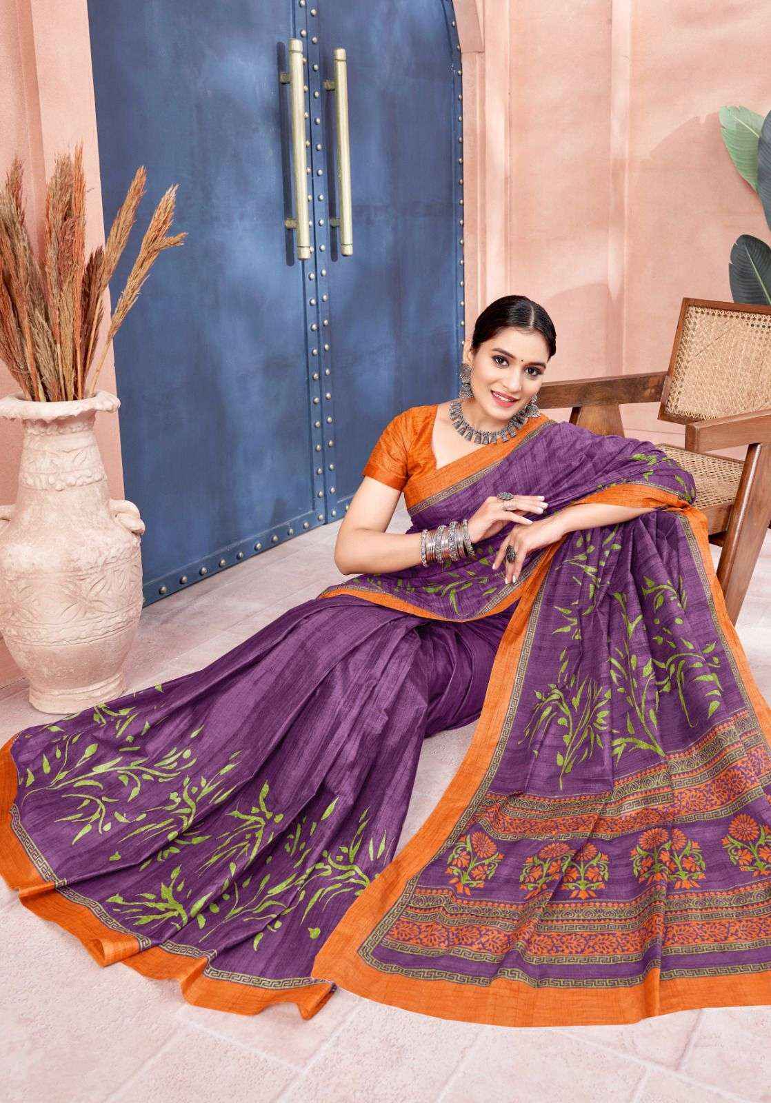 Balaji Leelavati Vol 12 Cotton Saree 20 pcs Catalogue