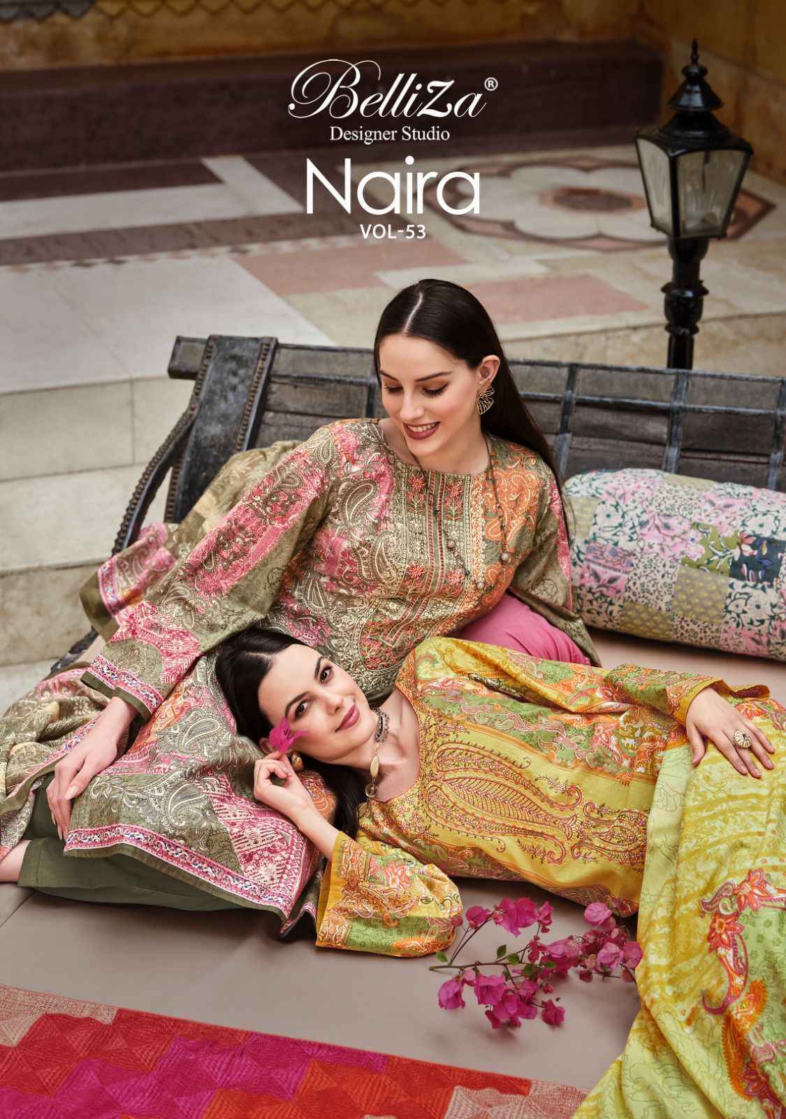 Belliza Naira Vol 53 Cotton Dress Material 8 pcs Cataloge