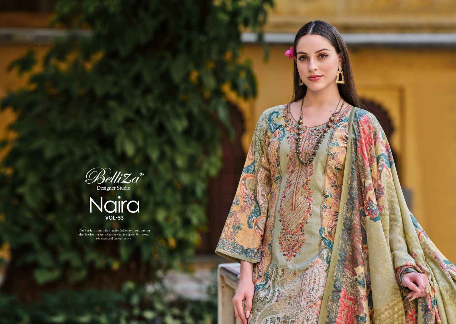 Belliza Naira Vol 53 Cotton Dress Material 8 pcs Cataloge