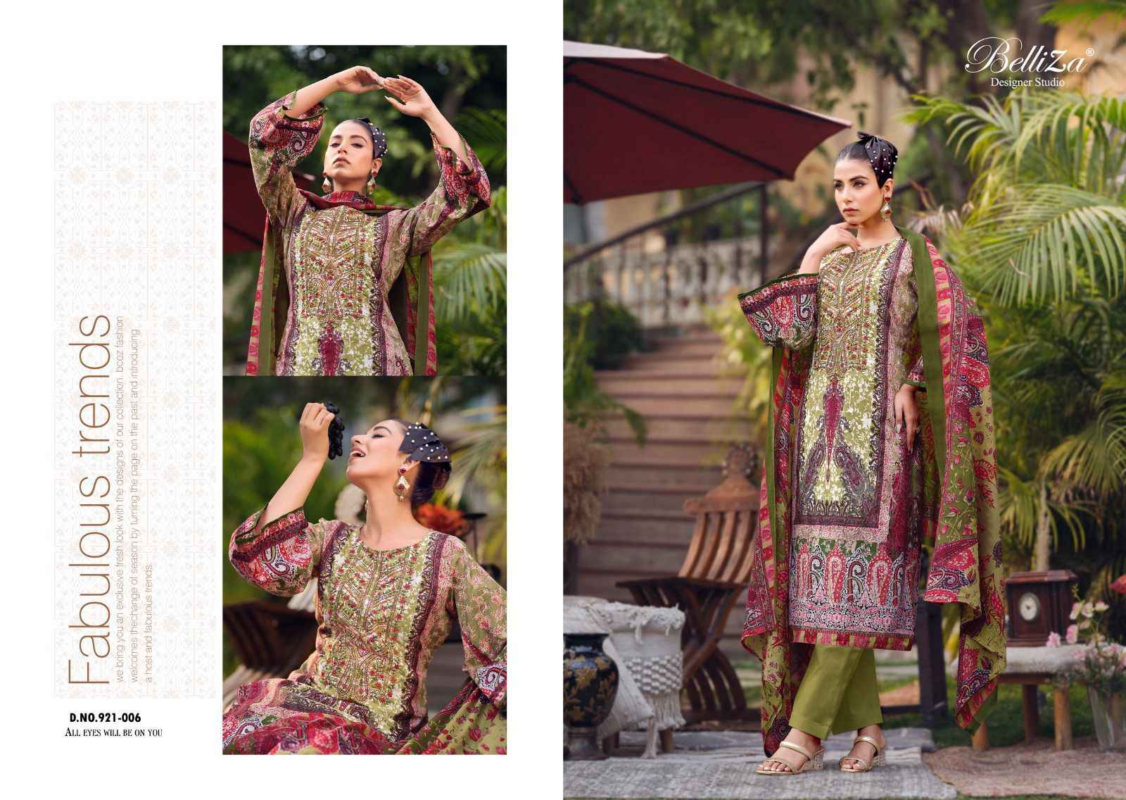 Belliza Naira Vol 54 Cotton Dress Material 8 pcs Cataloge