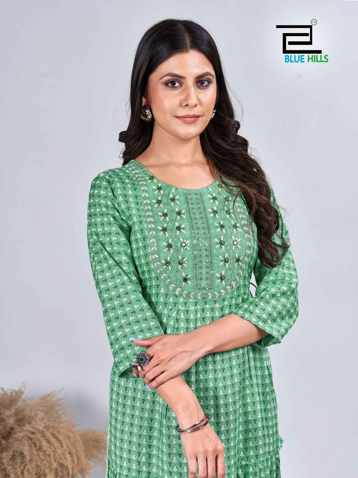 Blue Hills Sarfaraz Vol-5 Rayon Kurti 6 pcs Catalog