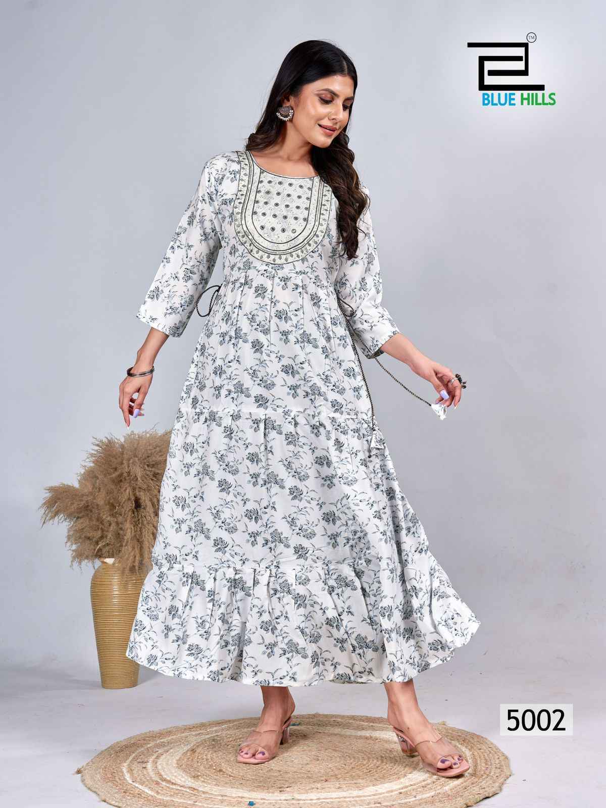 Blue Hills Sarfaraz Vol-5 Rayon Kurti 6 pcs Catalog