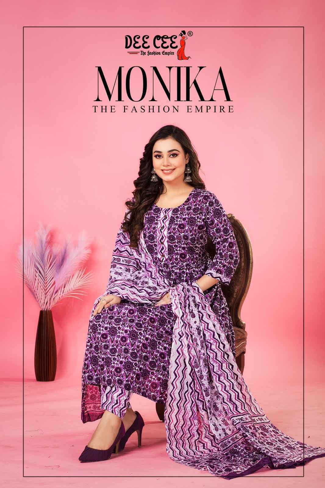 Dee Cee Monika Readymade Cambric Cotton Dress 6 Pc Catalog