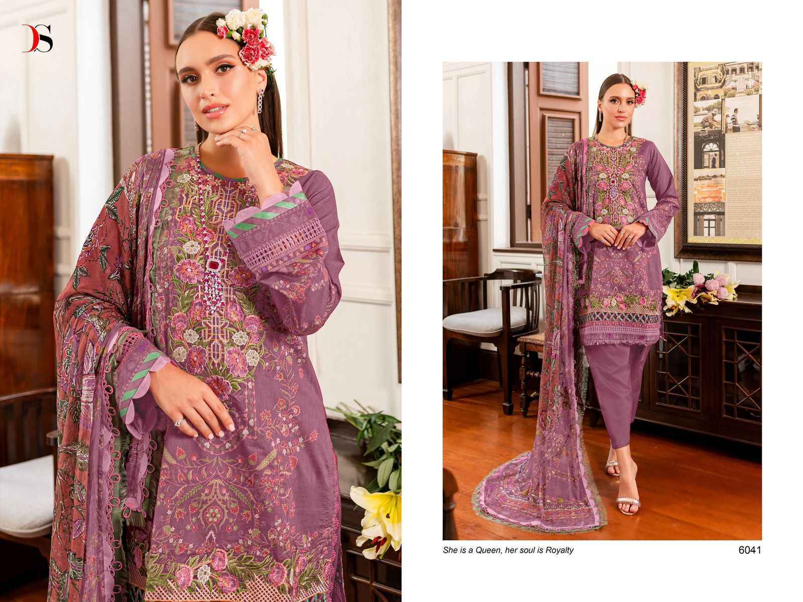 Deepsy Firdous Queen’s Court Vol-7 Dress Material 8 Pc catalog