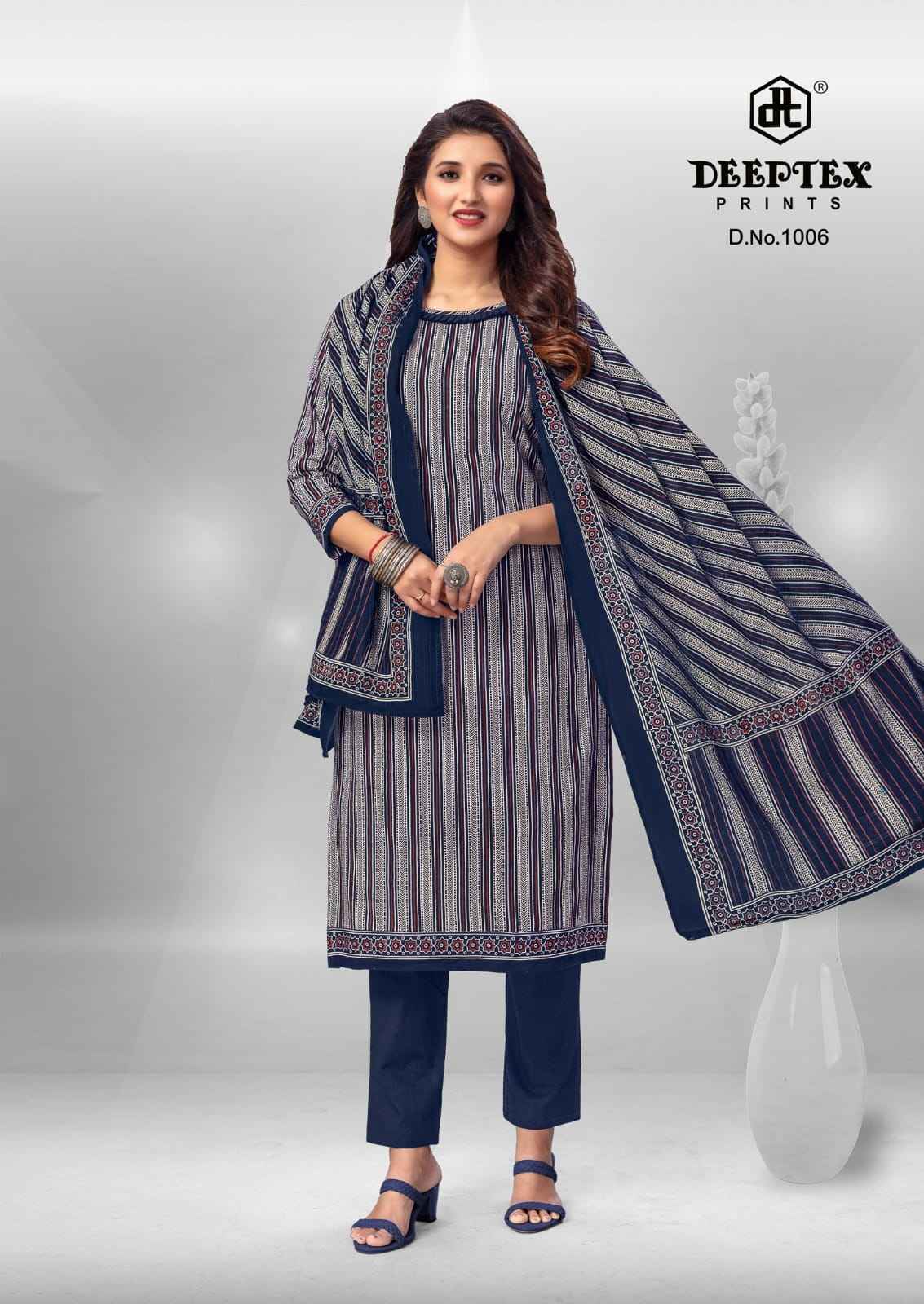 Deeptex Sanjeevani Vol 1Cotton Dress Material 8 pcs Cataloge