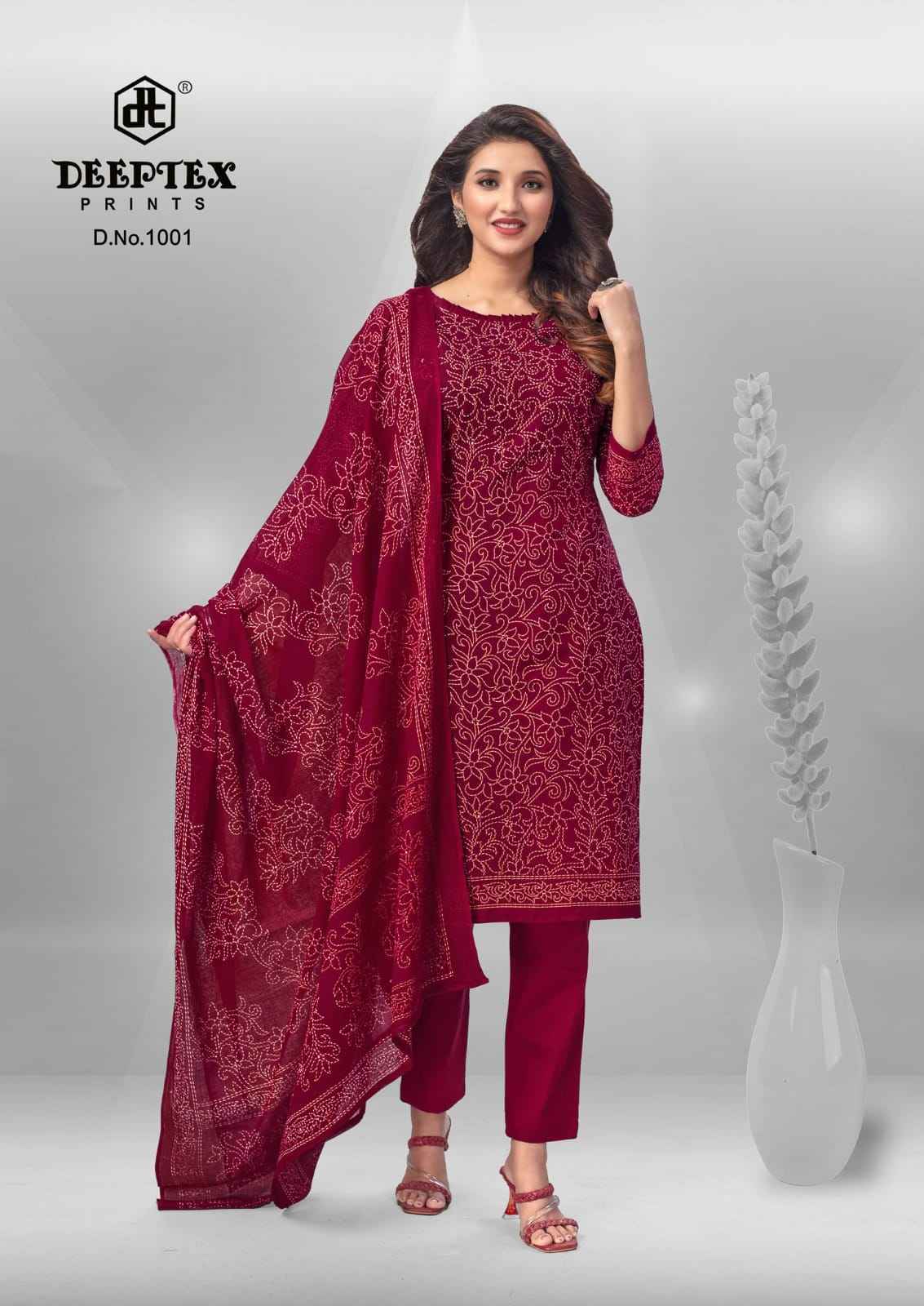 Deeptex Sanjeevani Vol 1Cotton Dress Material 8 pcs Cataloge