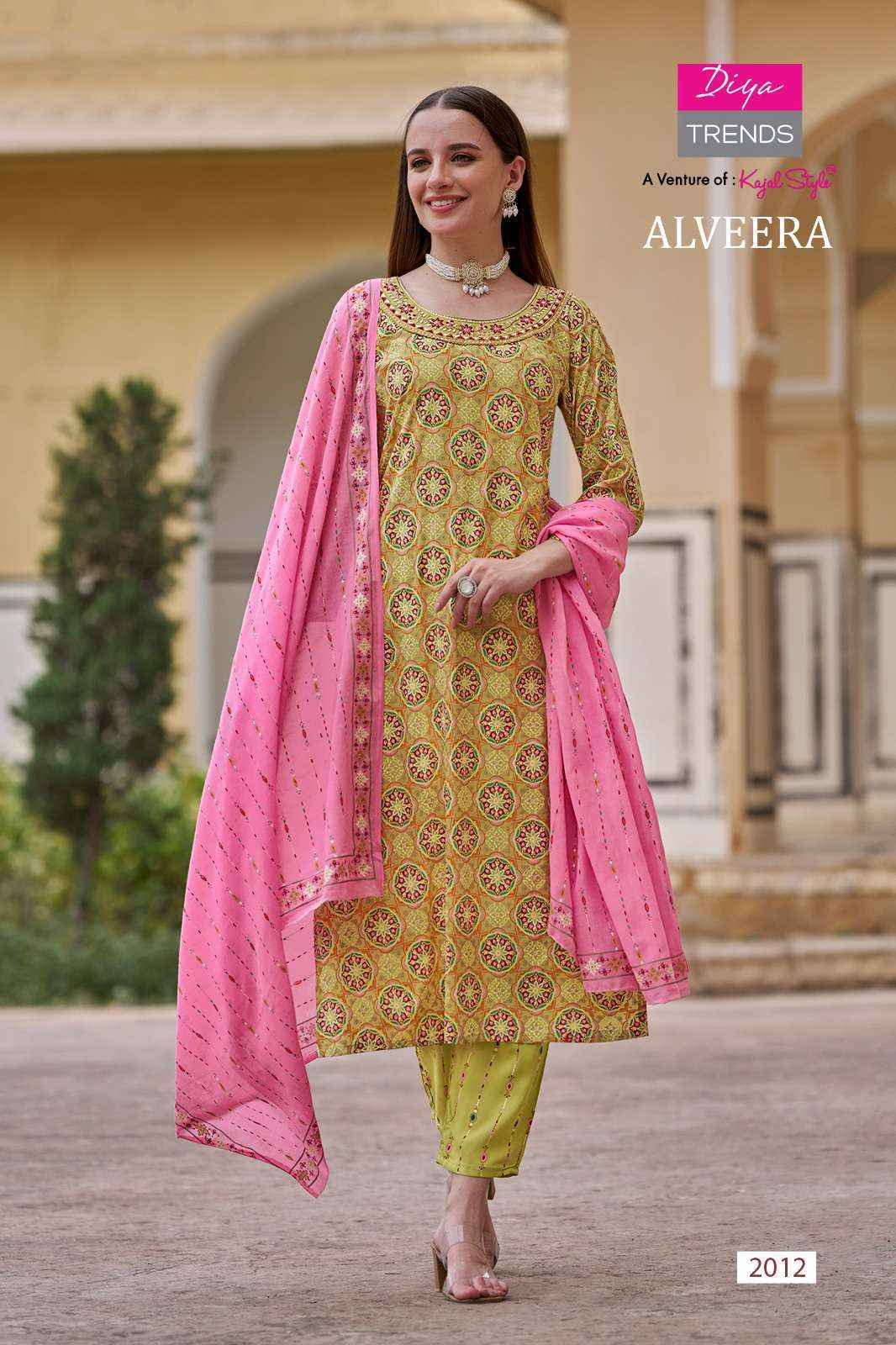 Diya Trends Alveera Rayon Kurti Combo 12 pcs Catalogue