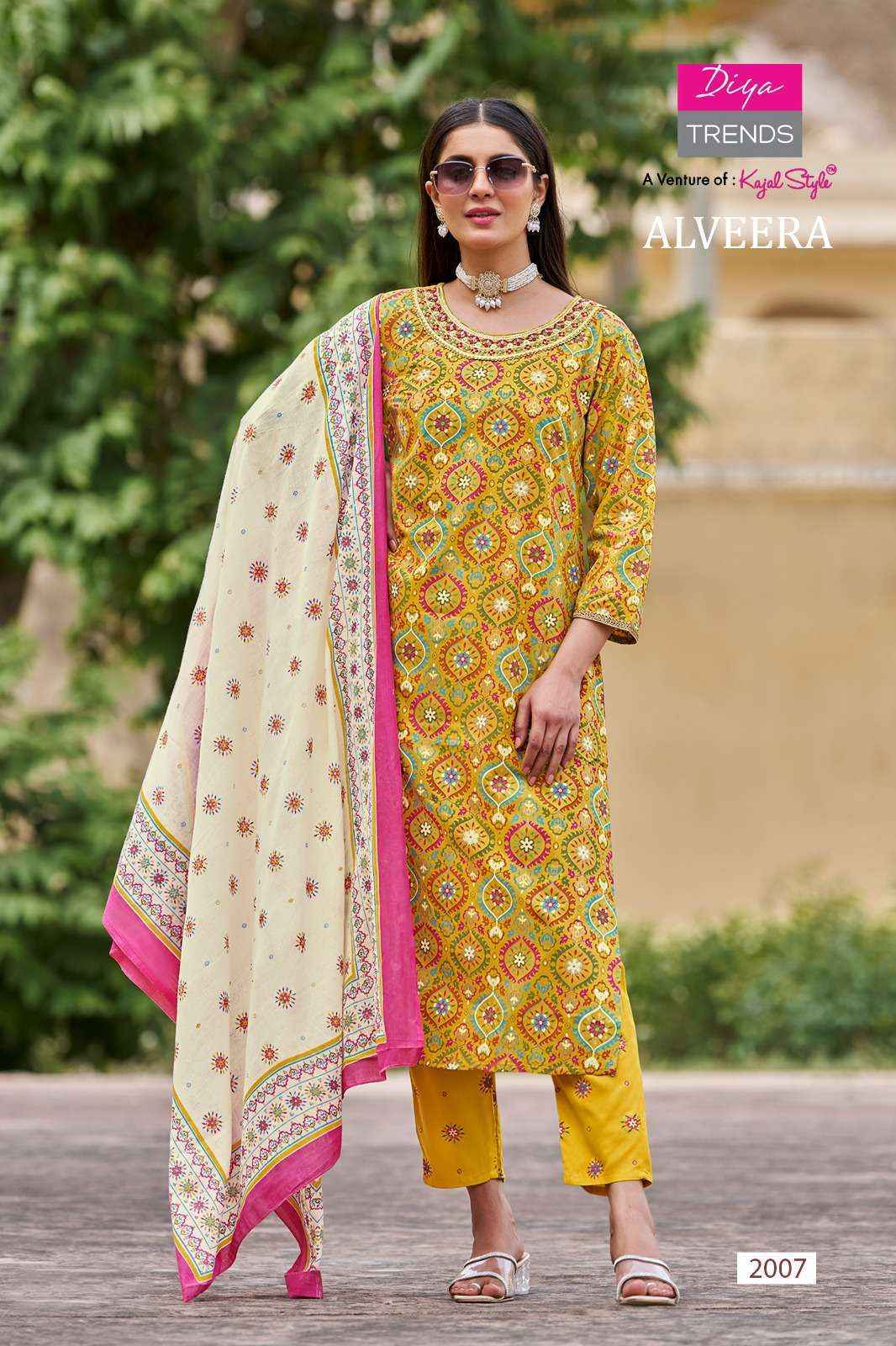 Diya Trends Alveera Rayon Kurti Combo 12 pcs Catalogue