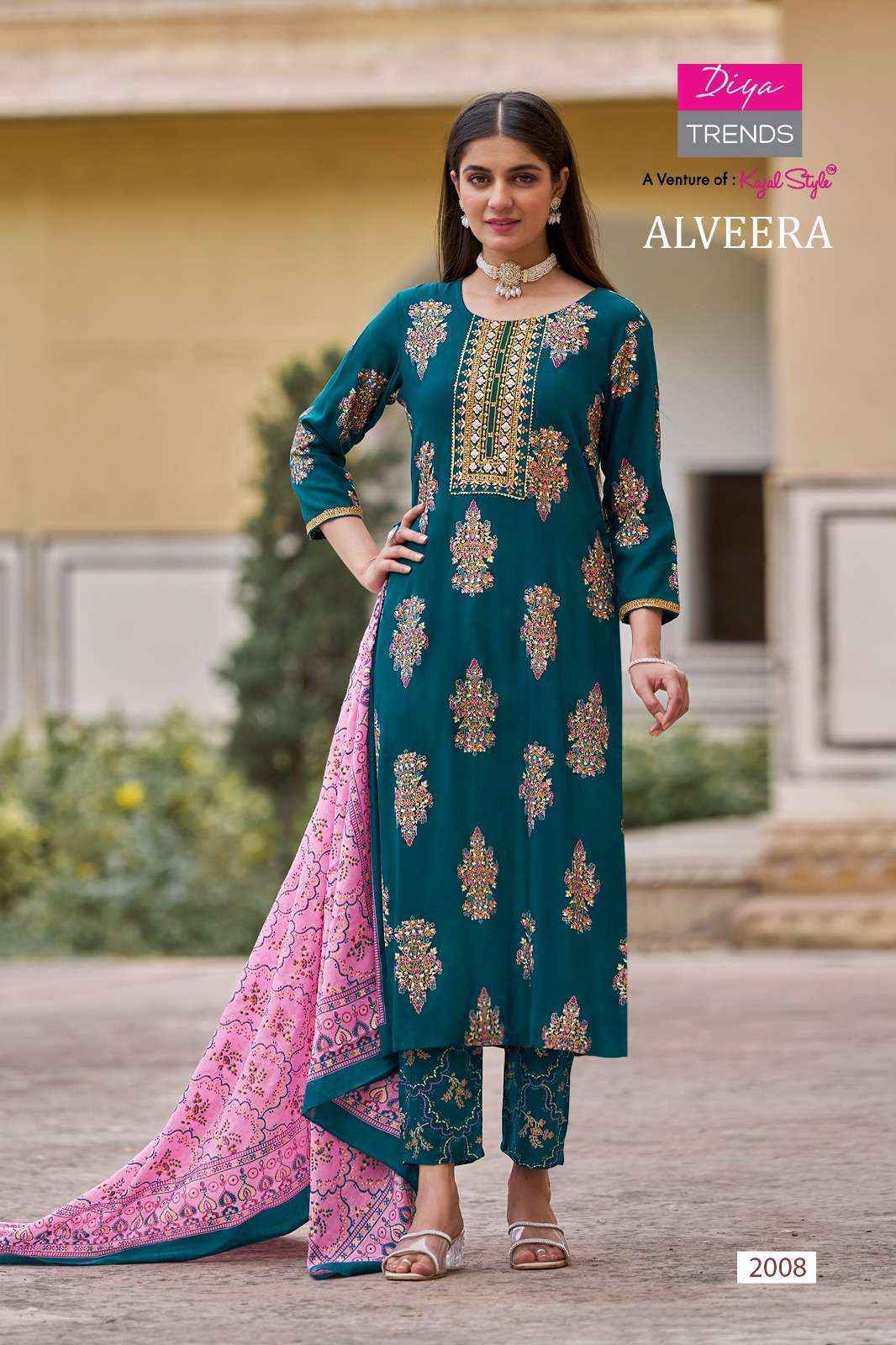 Diya Trends Alveera Rayon Kurti Combo 12 pcs Catalogue