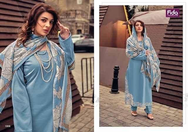Fida Virika Cotton Dress Material 6 pcs Catalogue