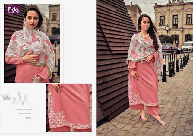 Fida Virika Cotton Dress Material 6 pcs Catalogue