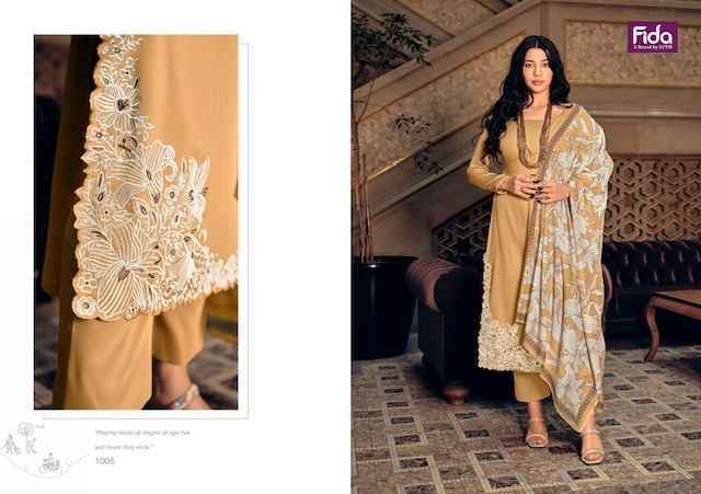 Fida Virika Cotton Dress Material 6 pcs Catalogue