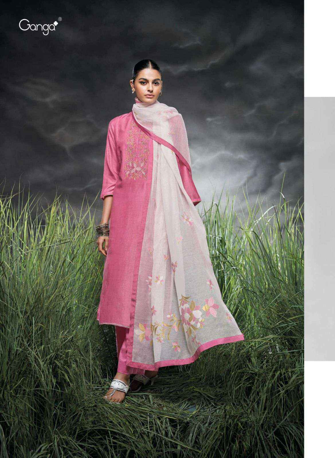 Ganga suits latest catalogue clearance