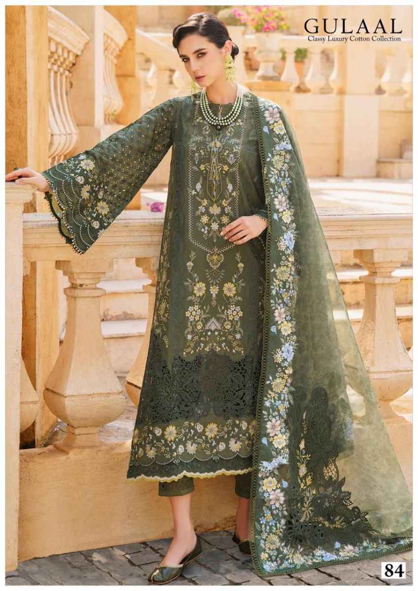 Gulaal Vol 9 Cotton Dress Material 10 pcs Catalogue