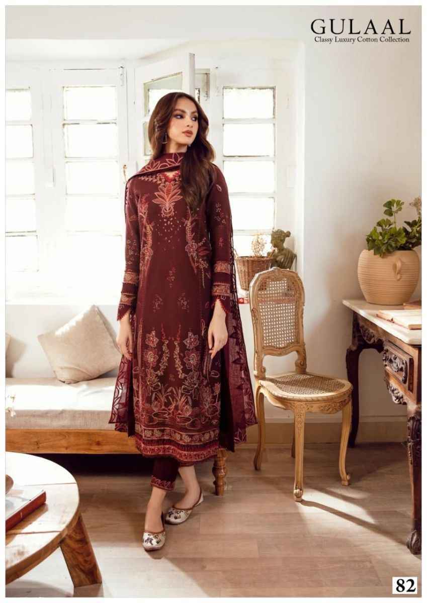 Gulaal Vol 9 Cotton Dress Material 10 pcs Catalogue