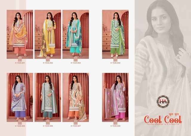 Harshit Fashion Cool Cool Cotton Dress Material 8 pcs Catalogue