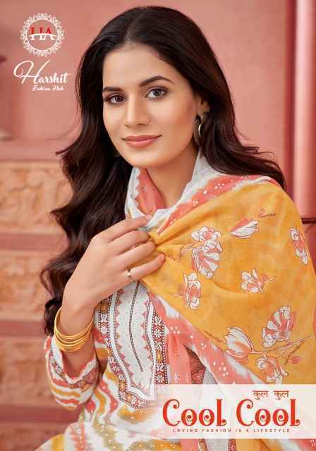 Harshit Fashion Cool Cool Cotton Dress Material 8 pcs Catalogue