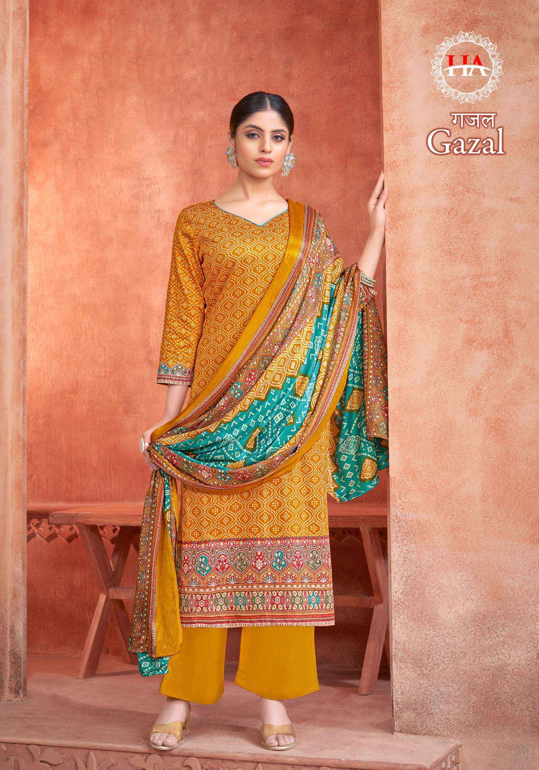 Harshit Fashion Hub Gazal Jam Cotton Dress Material 8 pcs Catalogue