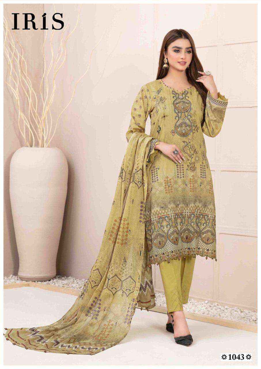Iris Afsanah Vol 5 Cotton Dress Material 10 pcs Catalogue