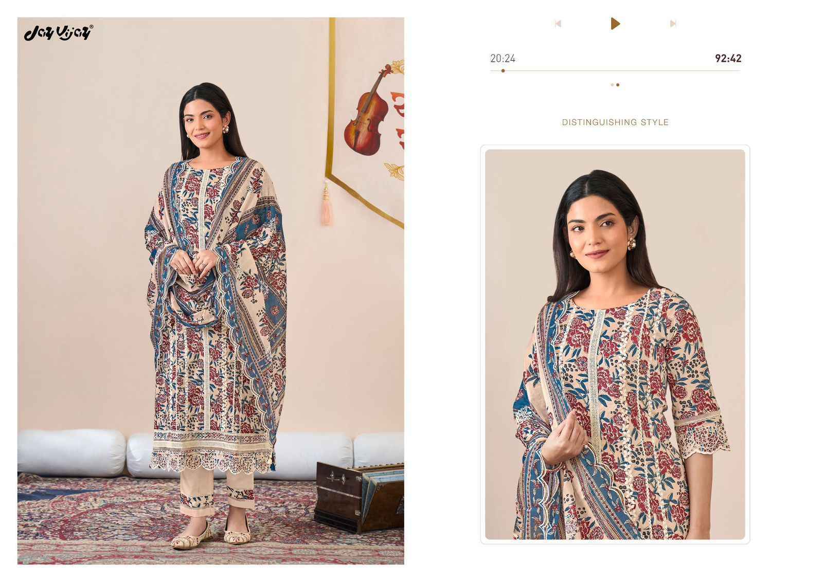 Jay Vijay Jahaan Vol-2 Cotton Dress Material 7 Pc Catalouge