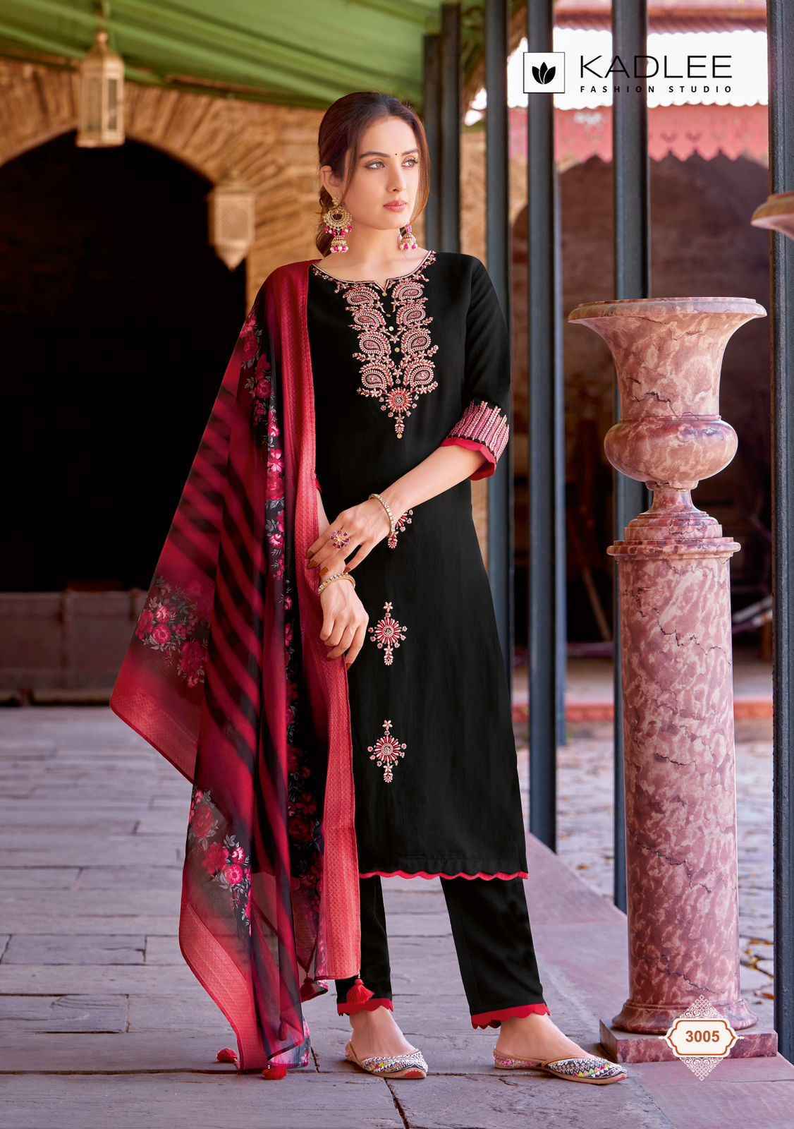 Kadlee Heritage Readymade Viscose Weaving Dress 6 pcs Catalogue