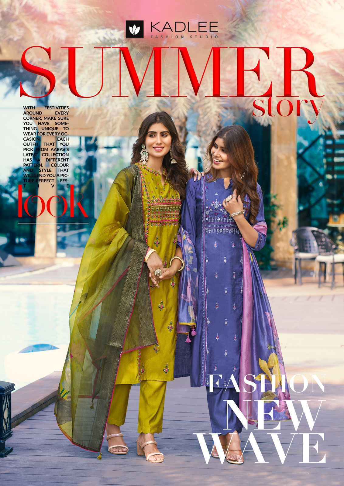 Kadlee Summer Story Viscose Weaving Kurti Combo 6 pcs Catalogue