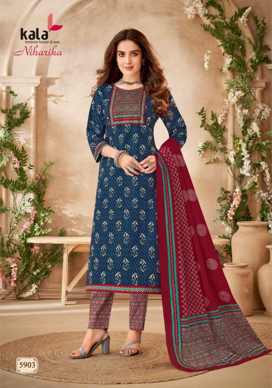 Kala Niharika Vol 2 Cotton Dress Material 12 pcs Catalogue