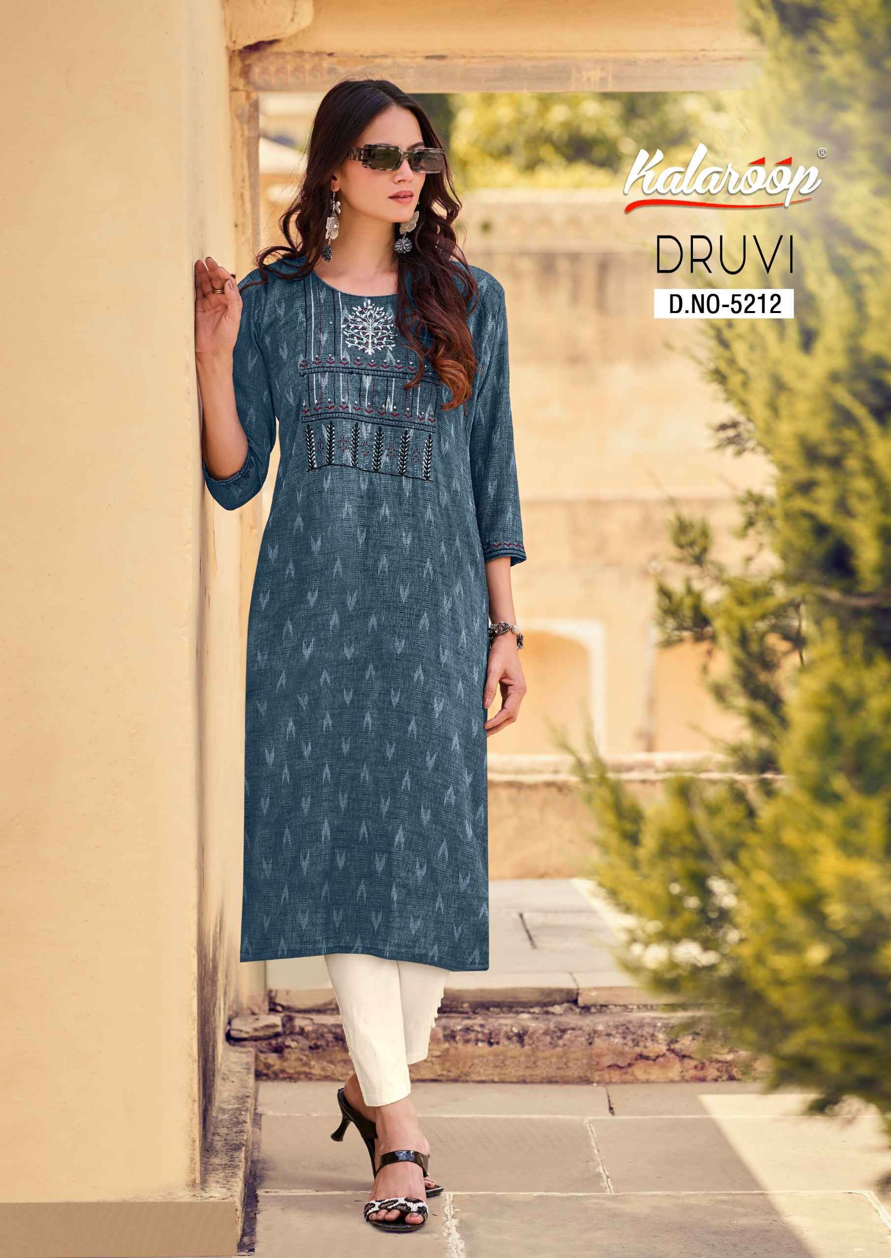 Kalaroop Dhruvi Fancy Kurti 4 Pc Cataloug