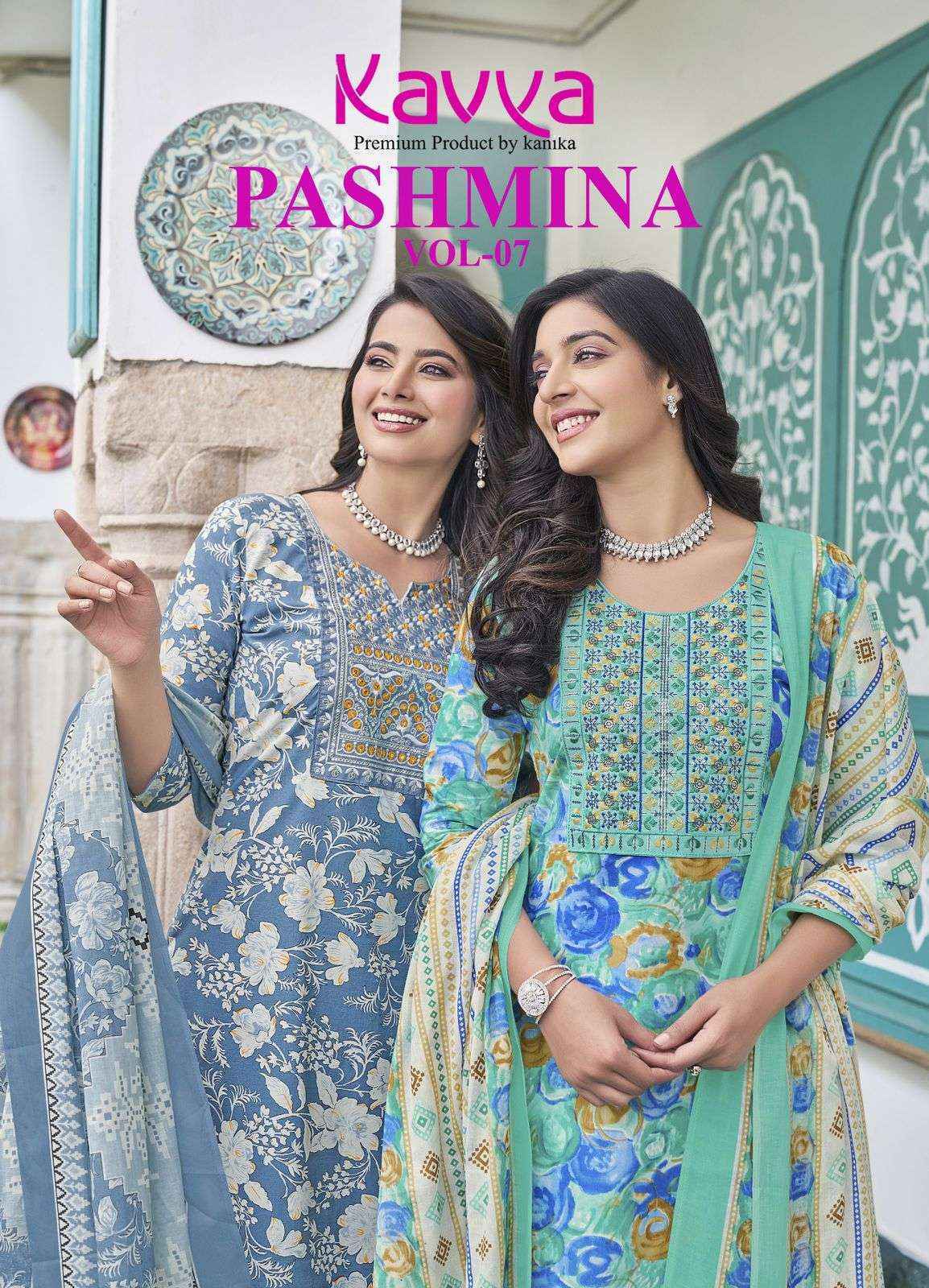 Kavya Pashmina Vol 7 Cotton Kurti Combo 10 pcs Catalogue