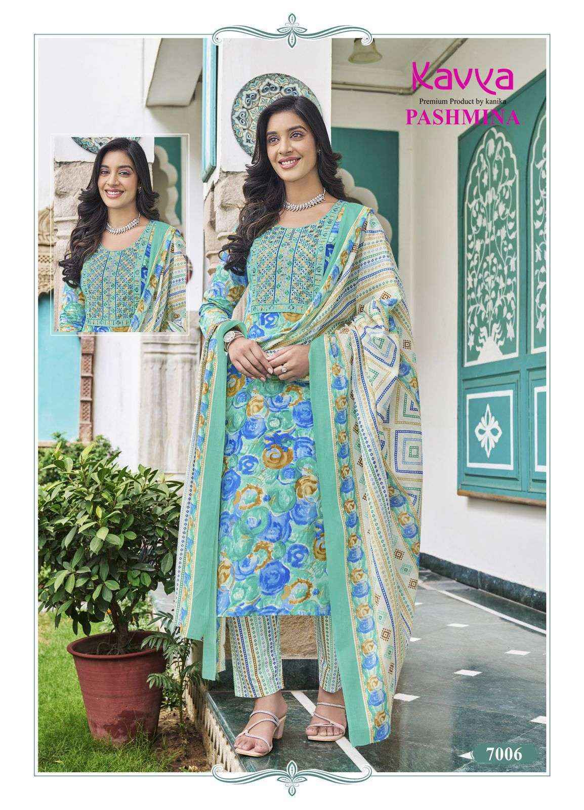 Kavya Pashmina Vol 7 Cotton Kurti Combo 10 pcs Catalogue