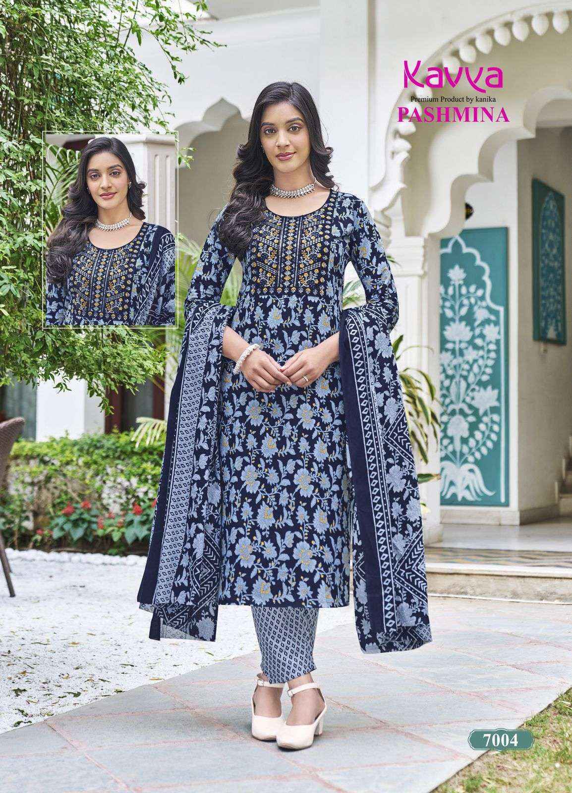 Kavya Pashmina Vol 7 Cotton Kurti Combo 10 pcs Catalogue