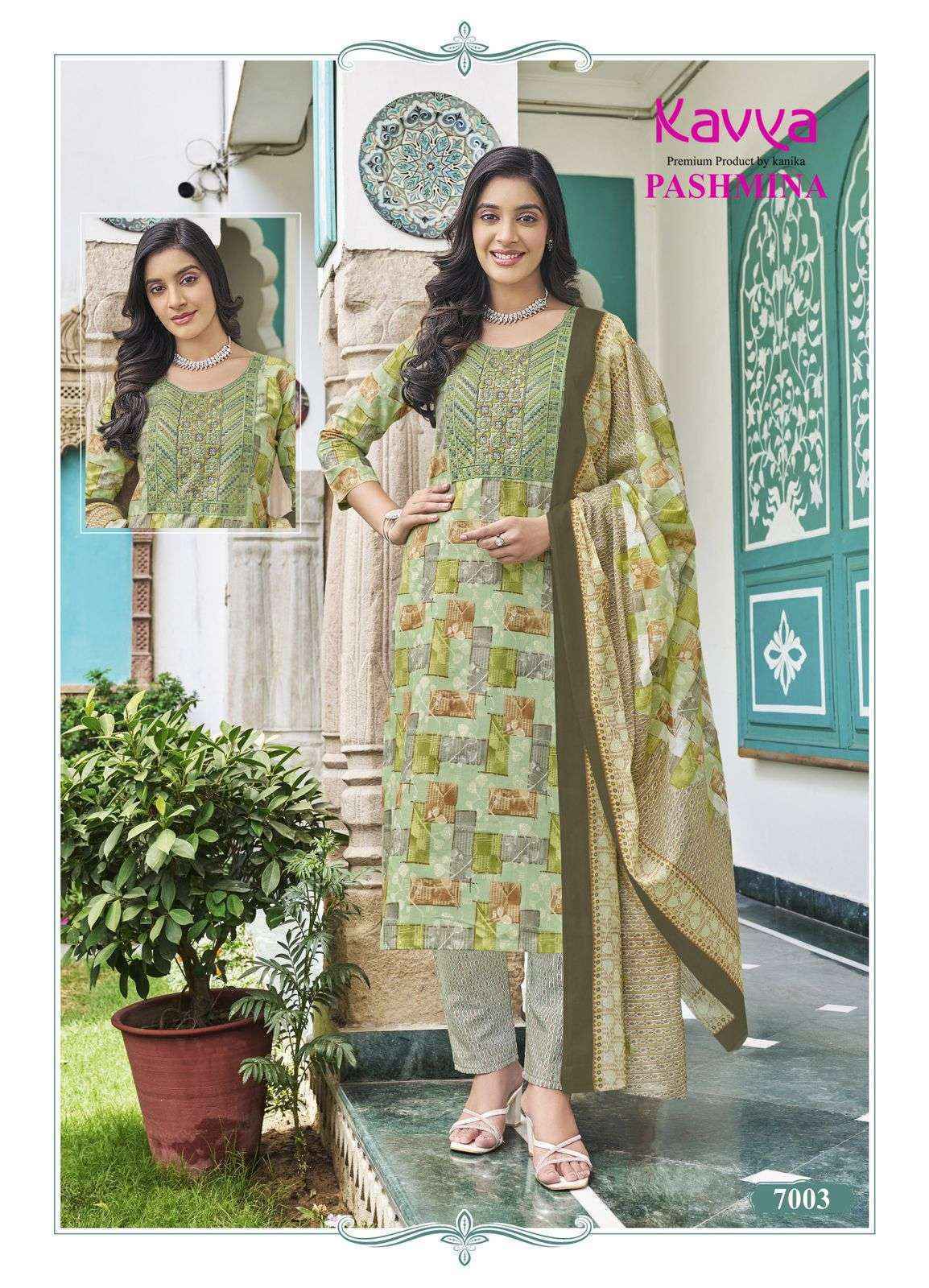 Kavya Pashmina Vol 7 Cotton Kurti Combo 10 pcs Catalogue