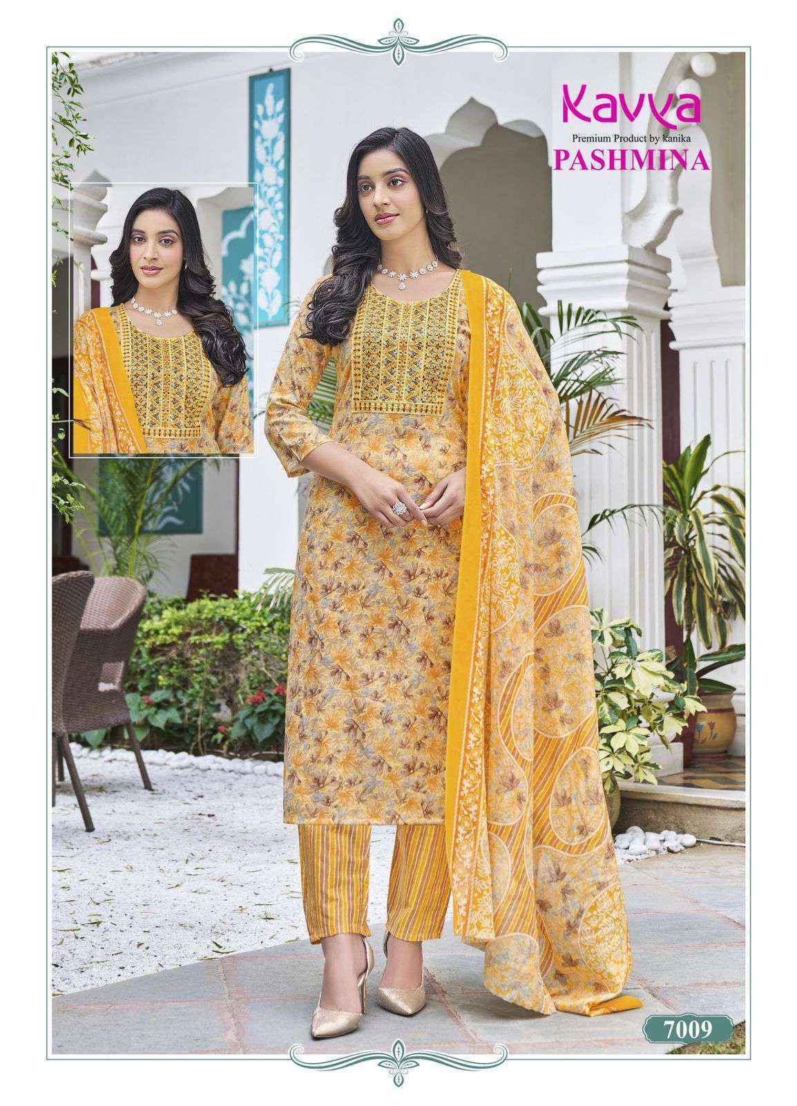 Kavya Pashmina Vol 7 Cotton Kurti Combo 10 pcs Catalogue