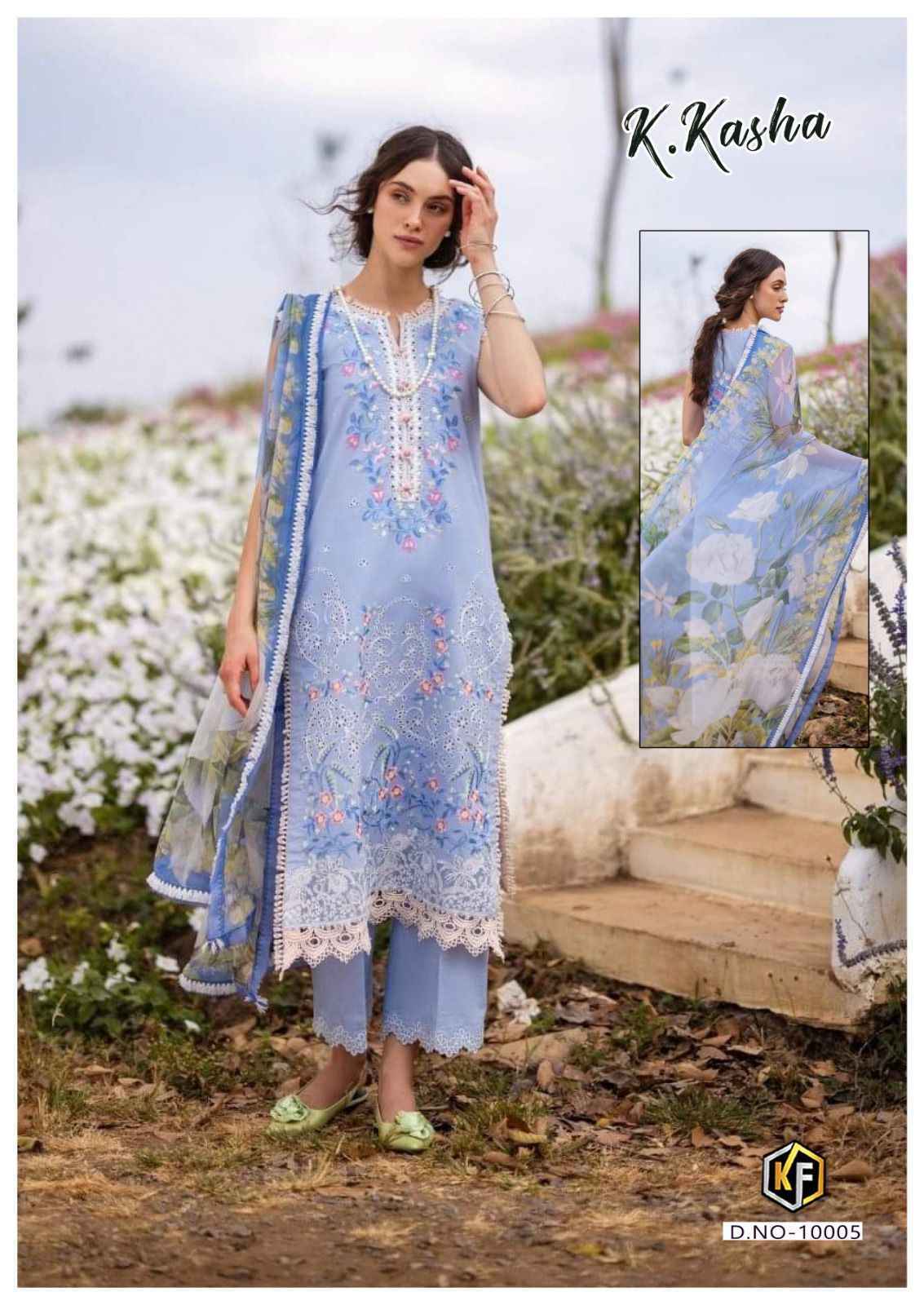 Keval Fab K Kasha Vol-10 Cotton Dress Material 6 pc Cataloge