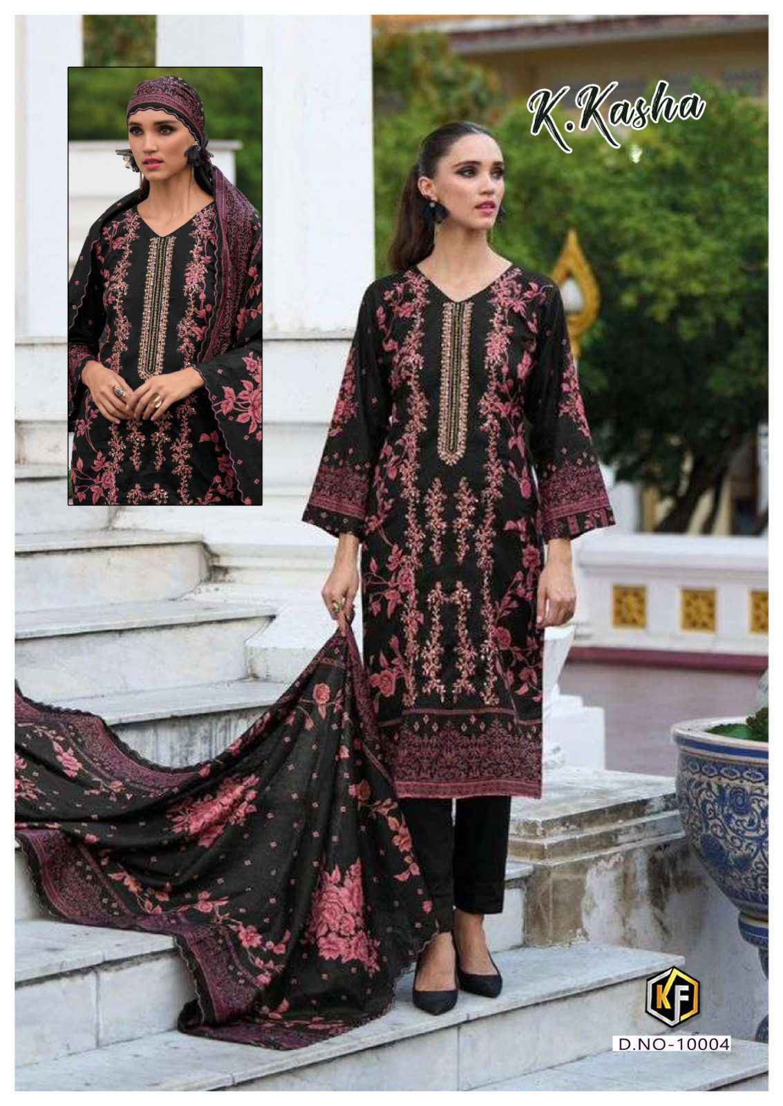 Keval Fab K Kasha Vol-10 Cotton Dress Material 6 pc Cataloge