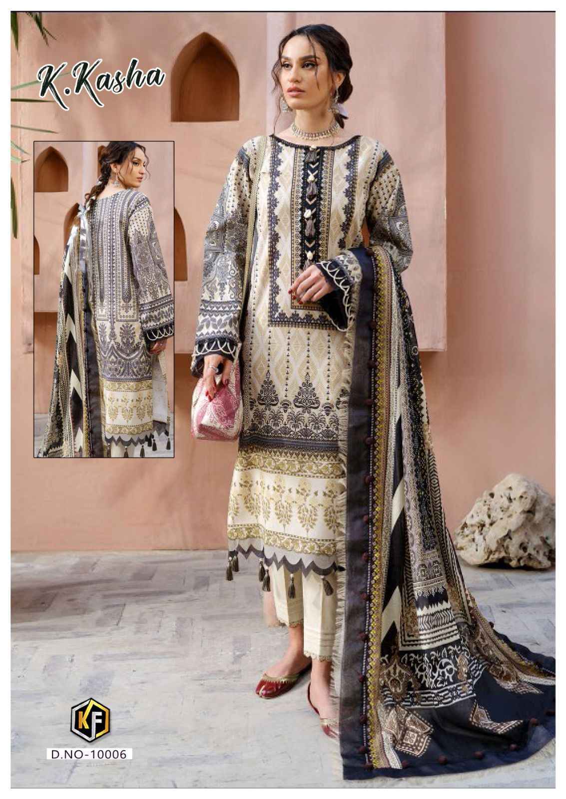 Keval Fab K Kasha Vol-10 Cotton Dress Material 6 pc Cataloge