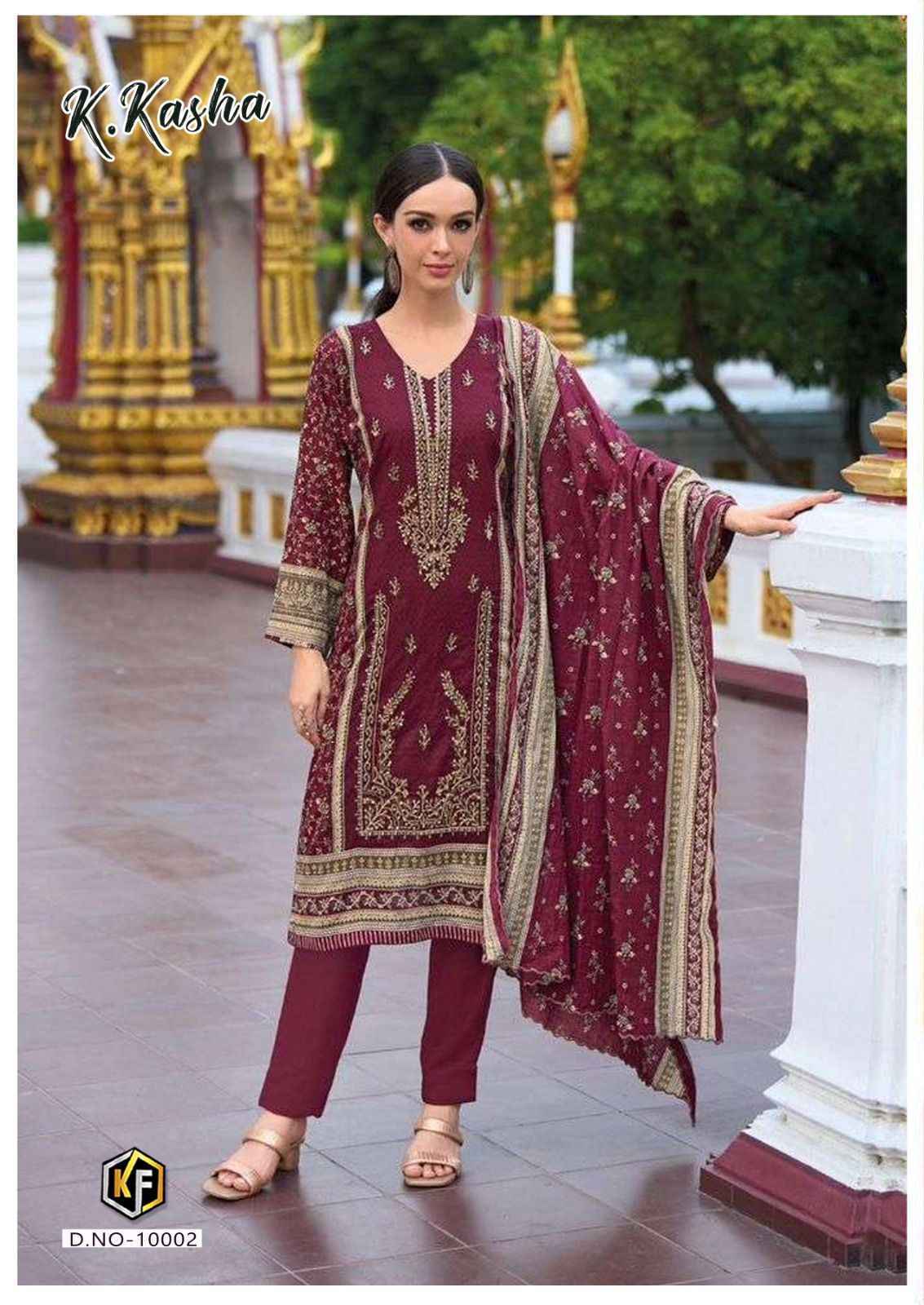 Keval Fab K Kasha Vol-10 Cotton Dress Material 6 pc Cataloge